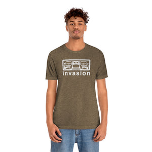 "Mini Invasion" Mini Unisex Jersey Tee (White)