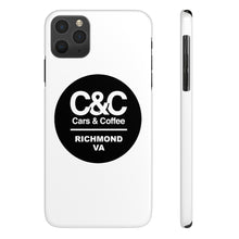 Load image into Gallery viewer, C&amp;CR Logo Slim Phone Cases (White)