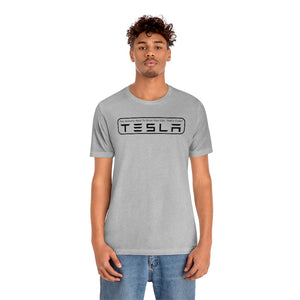 "You Actually Have to Drive" Tesla Unisex Jersey Tee (Black)