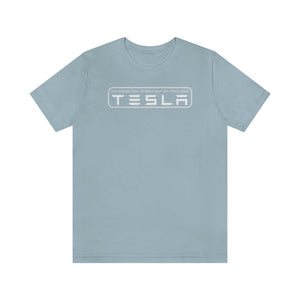 "You Actually Have to Drive" Tesla Unisex Jersey Tee (White)