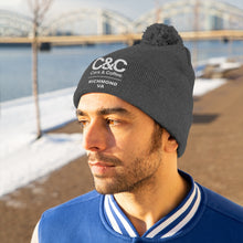 Load image into Gallery viewer, C&amp;CR Pom Pom Embroidered Beanie