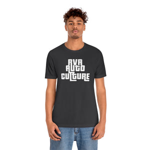RVA Auto Culture Unisex Jersey Tee (Blk/Red)