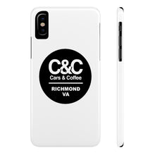 Load image into Gallery viewer, C&amp;CR Logo Slim Phone Cases (White)
