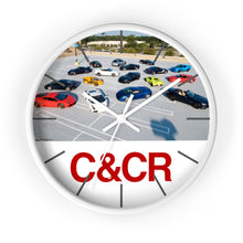 Load image into Gallery viewer, Super Cars of C&amp;CR Wall clock