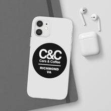 Load image into Gallery viewer, C&amp;CR Logo Flexi iPhone Cases (White)