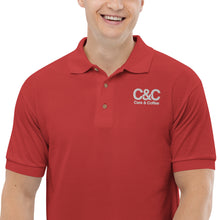 Load image into Gallery viewer, C&amp;C Embroidered Unisex Polo Shirt (White Modded Logo) - FREE SHIPPING