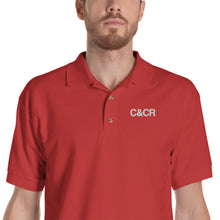 Load image into Gallery viewer, C&amp;CR Embroidered Unisex Polo Shirt (White Letters) - FREE SHIPPING