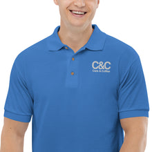 Load image into Gallery viewer, C&amp;C Embroidered Unisex Polo Shirt (White Modded Logo) - FREE SHIPPING