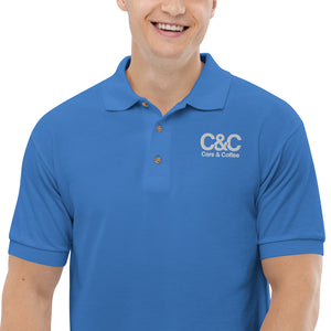 C&C Embroidered Unisex Polo Shirt (White Modded Logo) - FREE SHIPPING