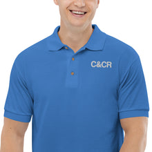 Load image into Gallery viewer, C&amp;CR Embroidered Unisex Polo Shirt (White Letters) - FREE SHIPPING