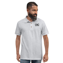 Load image into Gallery viewer, C&amp;C Embroidered Unisex Polo Shirt (Black Modded Logo) - FREE SHIPPING