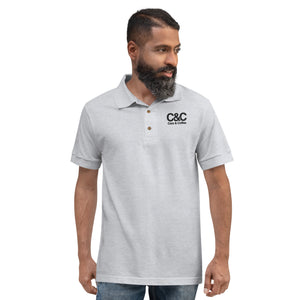C&C Embroidered Unisex Polo Shirt (Black Modded Logo) - FREE SHIPPING