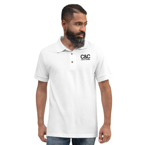 C&C Embroidered Unisex Polo Shirt (Black Modded Logo) - FREE SHIPPING