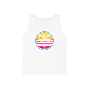 C&CR "Summertime" Unisex Heavy Cotton Tank Top
