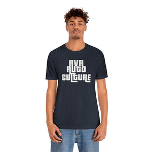 RVA Auto Culture Unisex Jersey Tee (Blk/Red)