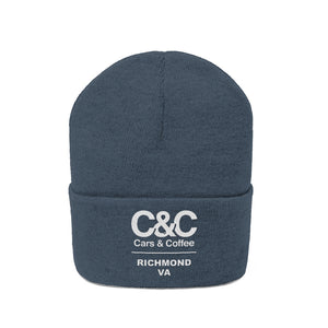 C&CR Embroidered Knit Beanie
