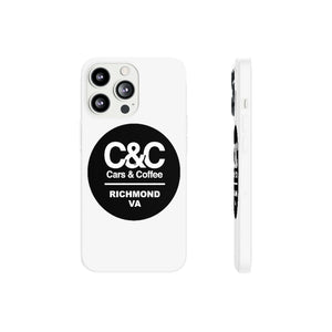 C&CR Logo Flexi iPhone Cases (White)