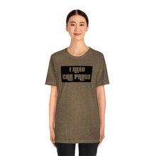 Load image into Gallery viewer, &quot;I NEED CAR PARTS&quot; Unisex Jersey Tee (Black)