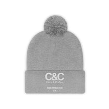 Load image into Gallery viewer, C&amp;CR Pom Pom Embroidered Beanie