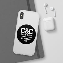 Load image into Gallery viewer, C&amp;CR Logo Flexi iPhone Cases (White)