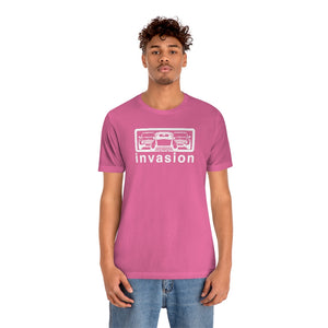 "Mini Invasion" Mini Unisex Jersey Tee (White)