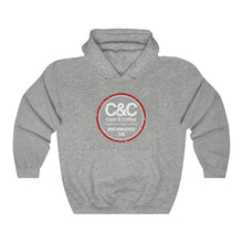 Load image into Gallery viewer, C&amp;CR Unisex Hoodie (DC Round Logo)