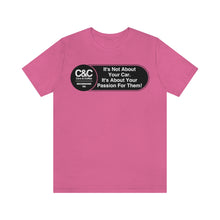Load image into Gallery viewer, C&amp;CR &quot;It&#39;s the Passion I&quot; Unisex Jersey Tee