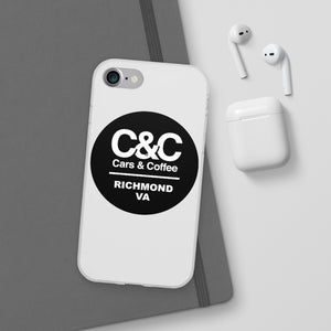 C&CR Logo Flexi iPhone Cases (White)