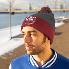 Load image into Gallery viewer, C&amp;CR Pom Pom Embroidered Beanie