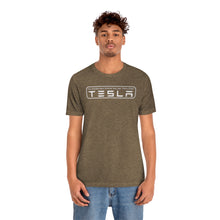 Load image into Gallery viewer, &quot;You Actually Have to Drive&quot; Tesla Unisex Jersey Tee (White)