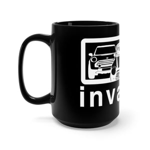 "Mini invasion" Mini Mug 15oz (Black)