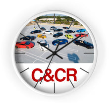 Load image into Gallery viewer, Super Cars of C&amp;CR Wall clock