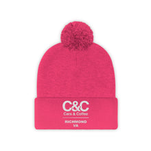 Load image into Gallery viewer, C&amp;CR Pom Pom Embroidered Beanie