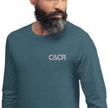 Load image into Gallery viewer, Unisex C&amp;CR Embroidered LS Tee (FREE SHIPPING)
