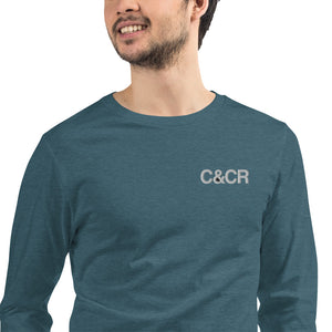 Unisex C&CR Embroidered LS Tee (FREE SHIPPING)