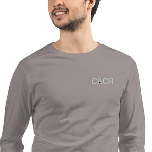 Unisex C&CR Embroidered LS Tee (FREE SHIPPING)