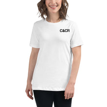 Load image into Gallery viewer, Women&#39;s C&amp;CR Embroidered Relaxed Tee (Black Letter Grey Cup) - FREE SHIPPING